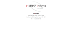 Desktop Screenshot of hiddentalents-uk.com