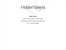 Tablet Screenshot of hiddentalents-uk.com